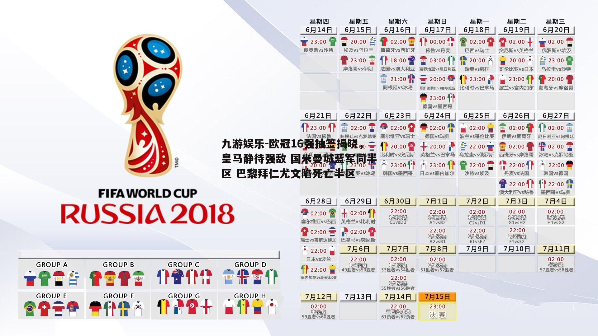 欧冠16强抽签揭晓，皇马静待强敌 国米曼城蓝军同半区 巴黎拜仁尤文陷死亡半区